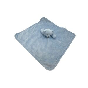 Blankets and Beyond White Bear Lovey Blue Security Blanket Plush Stuffed Animal